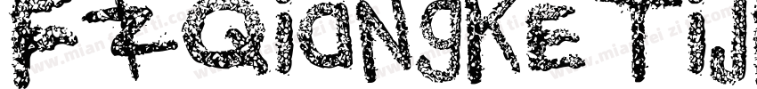 FZQiangKeTiJF ExtraBold字体转换